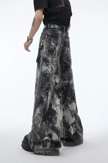 Vintage Waxed Denim Pants