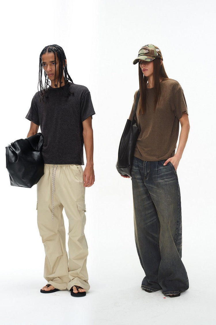 Dropped Shoulder Stretch Tee — Blind/No Plan — view 2