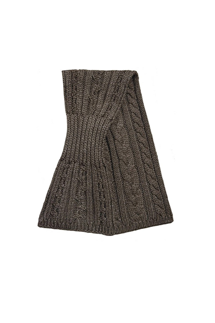 Merino Cable Knit Scarf