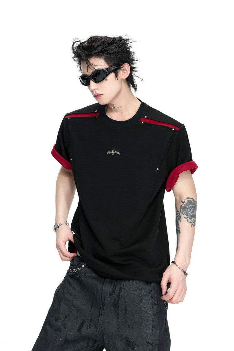 Contrast Crewneck T-Shirt — Argue Culture — view 3