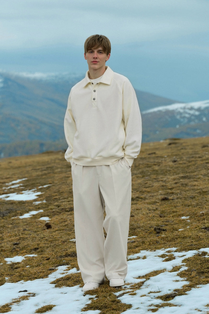 450G Fleece-Lined Polo Shirt