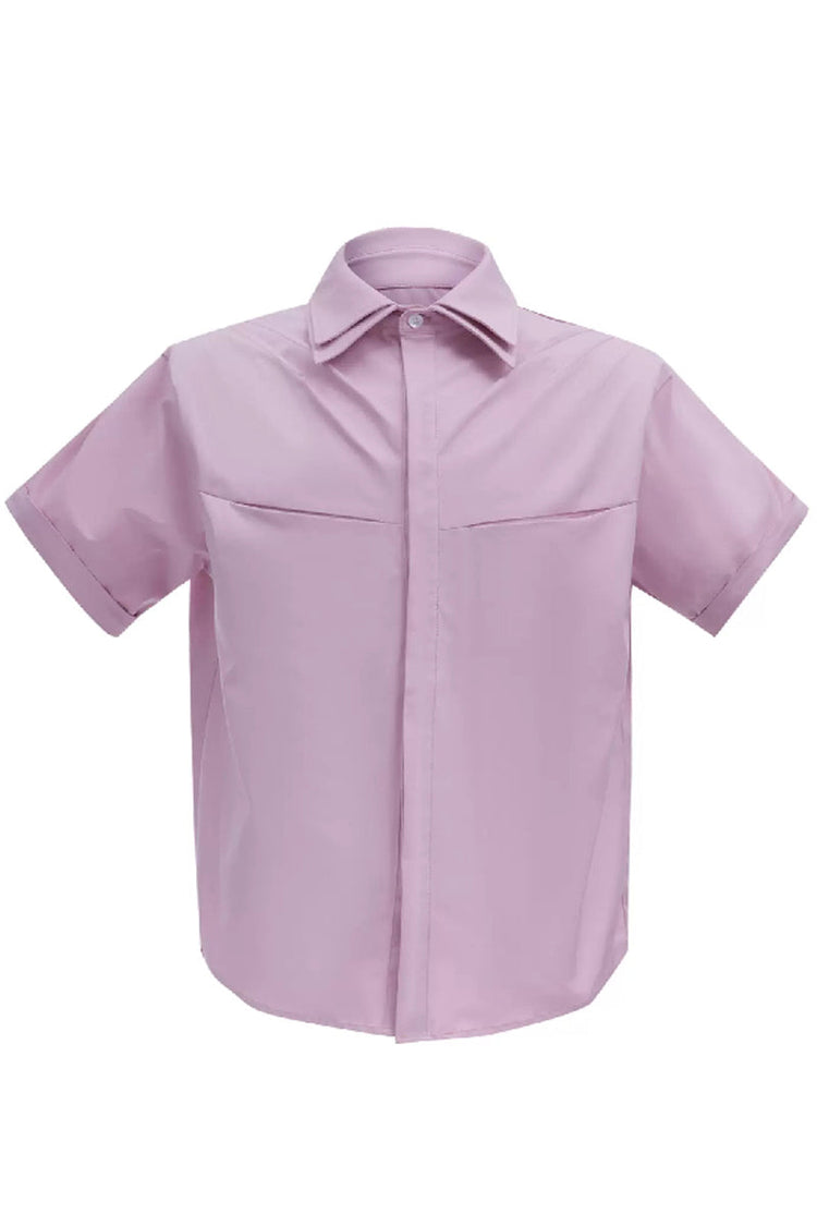 Layered Collar Deconstructed Shirt — Argue Culture — view 10