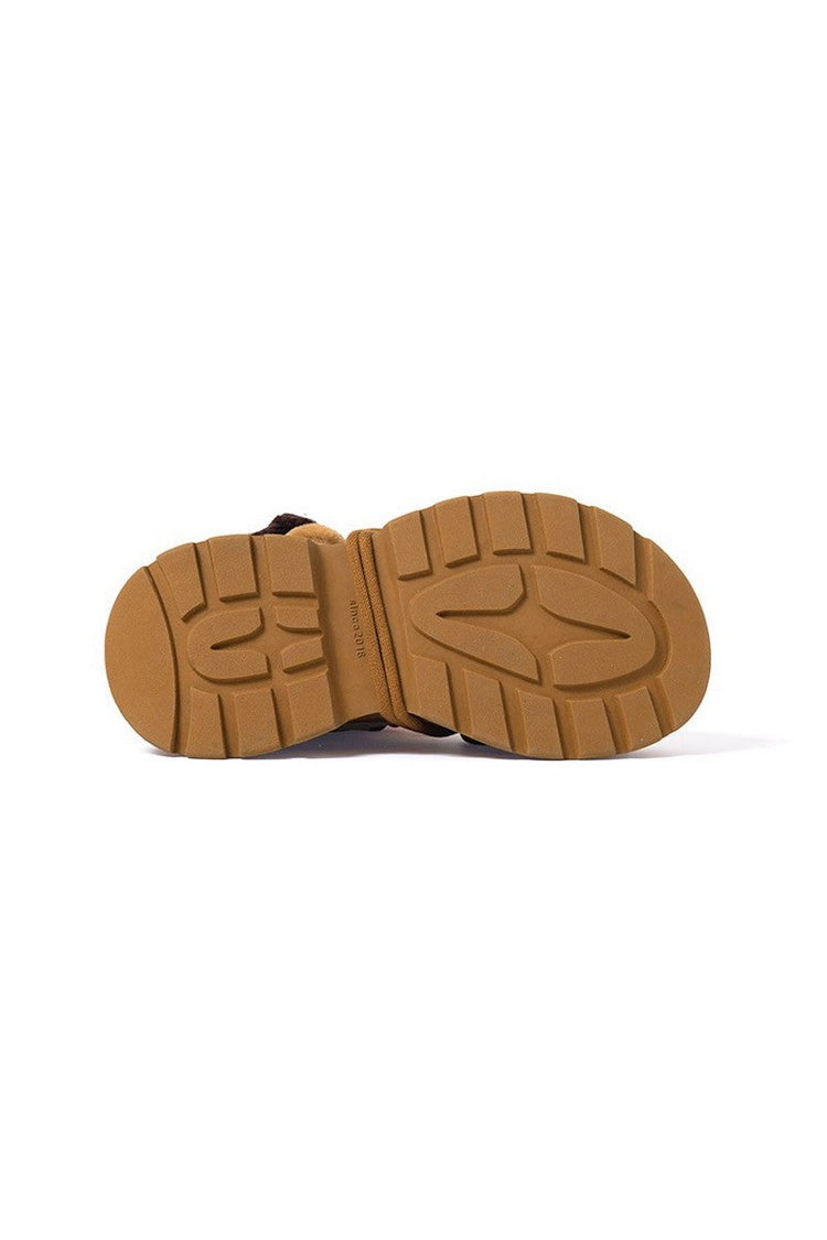 Khaki Chunky Snow Boots — Killwinner — view 5