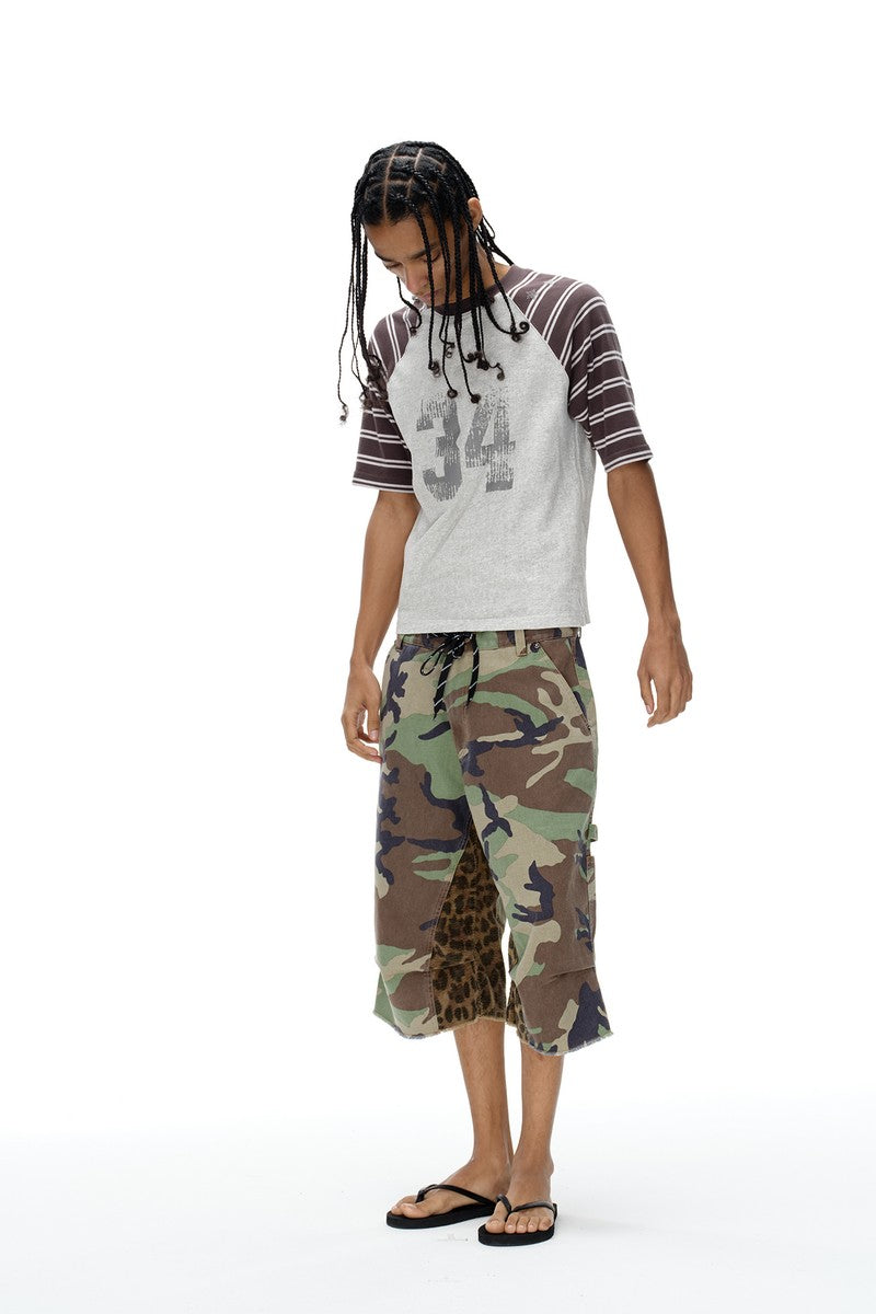 Camo Leopard Workwear Shorts