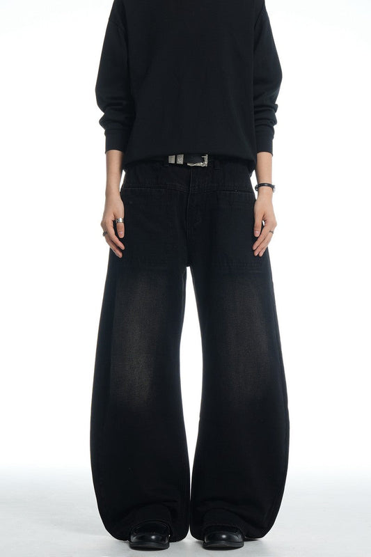 Black Cleanfit Blade Jeans