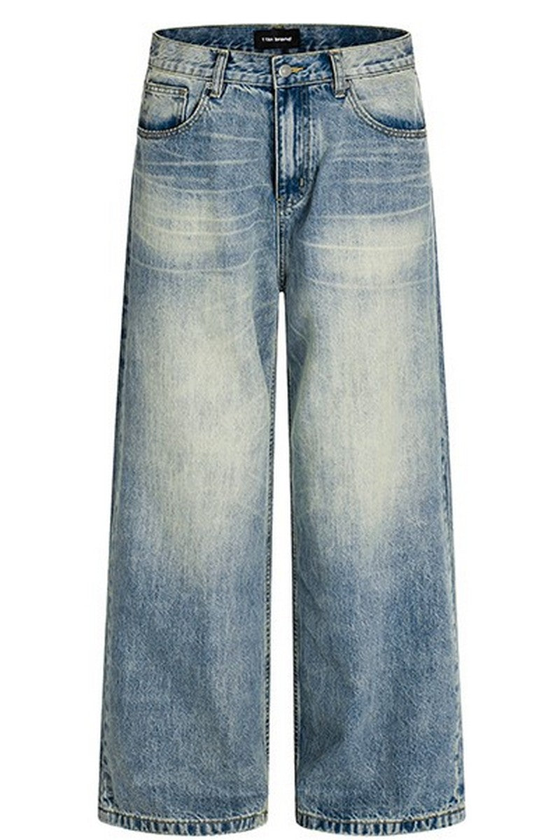 Straight Leg Blue Jeans — Trenqor Basics — view 6
