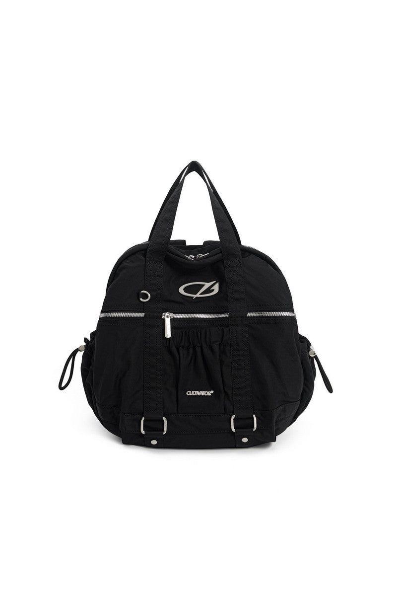 Ruched Nylon Backpack