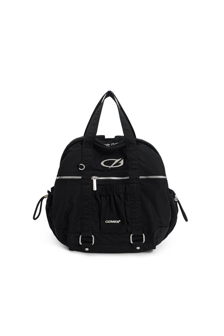 Ruched Nylon Backpack — Cultivator — view 4