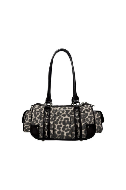 Y2K Leopard Bowling Bag