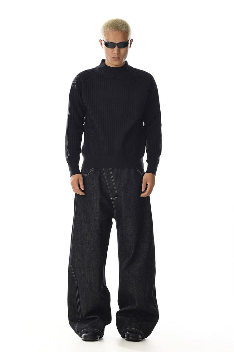Slim Old Money Knit Sweater