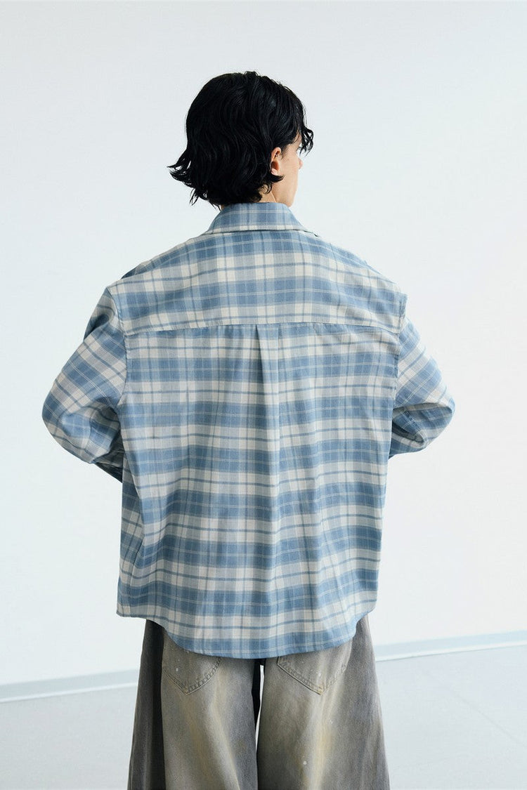 Vintage Plaid Shirt Jacket — PeopleStyle — view 3