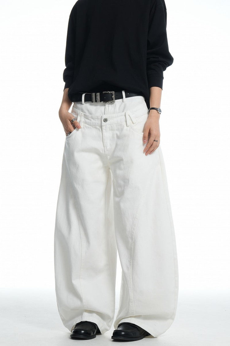 Double Waist Blade Jeans — Trenqor Basics — view 4