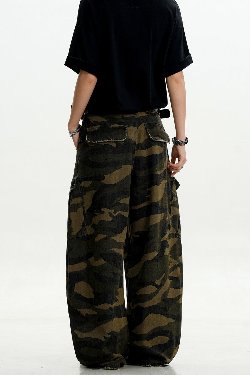 Camo Pocket Cargo Pants