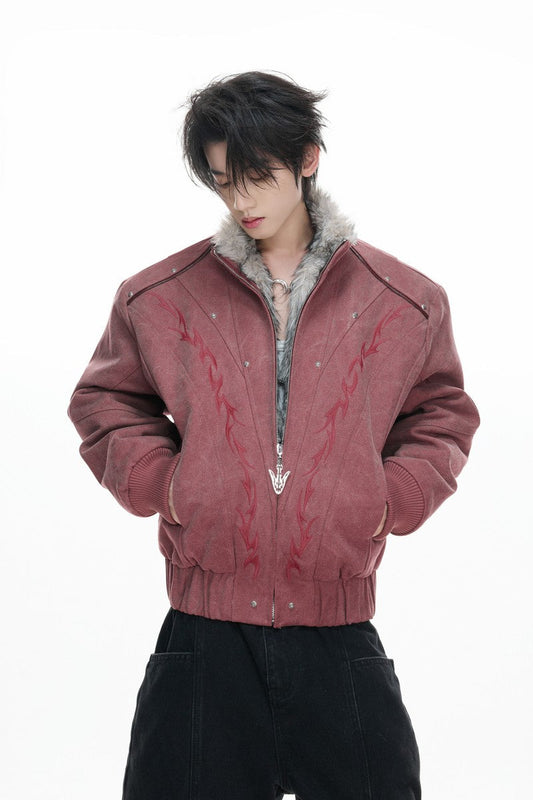 Washed Canvas Fleece Jacket — Argue Culture