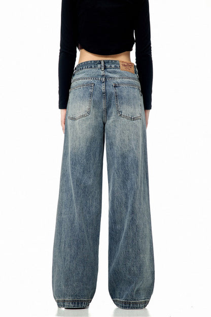 Straight Leg Wide Jeans