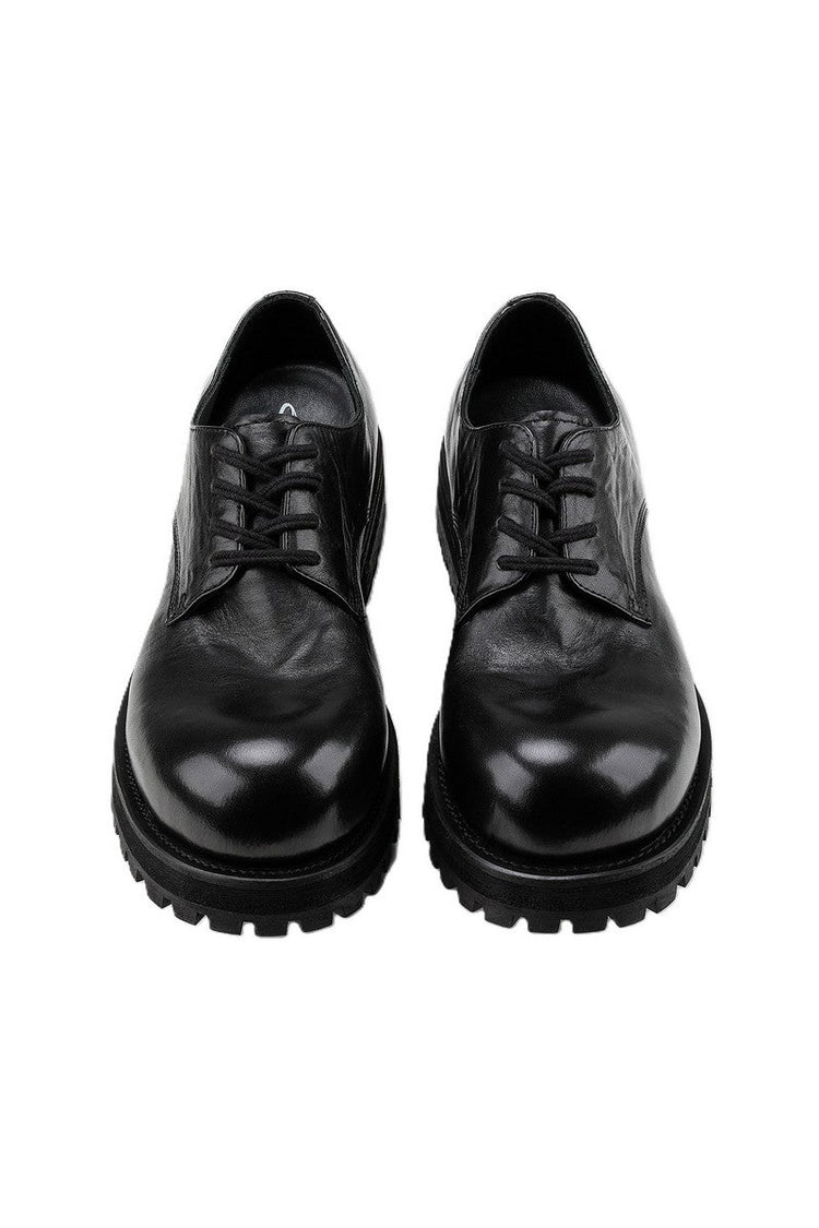 Refine Washed Derby Shoes — Hanqiaoriji — view 3