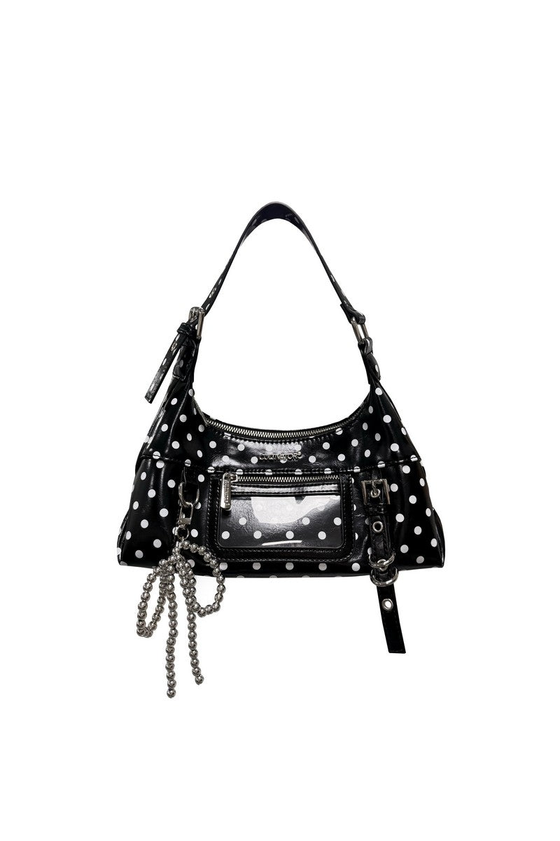 Waxed Polka Dot Bag