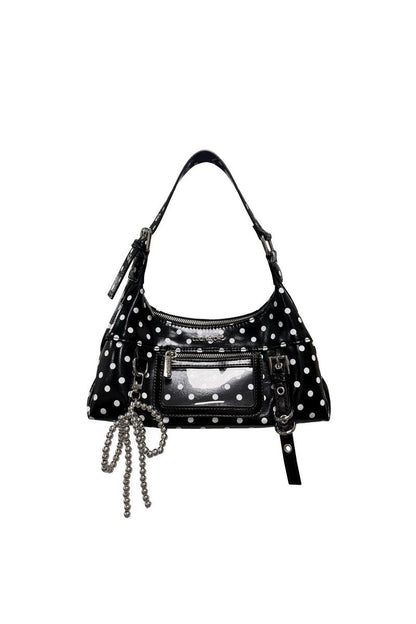 Waxed Polka Dot Bag