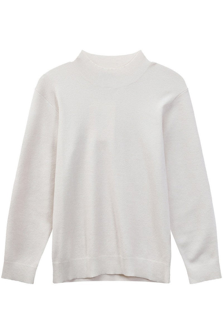 Modal Blend Fitted Turtleneck Sweater — Turntide — view 7