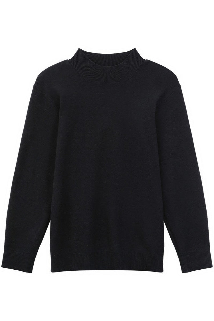 Modal Blend Fitted Turtleneck Sweater — Turntide — view 8