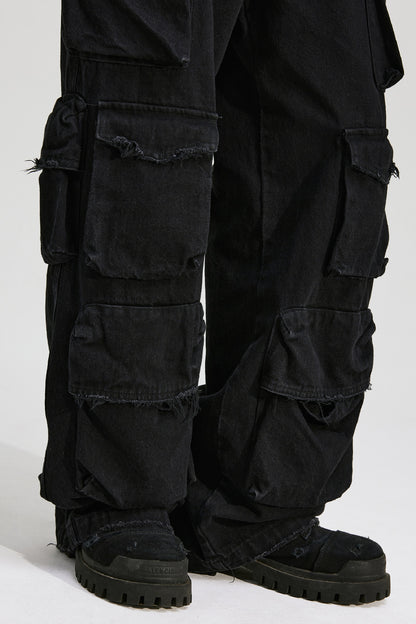 Multi Pocket Cargo Jeans