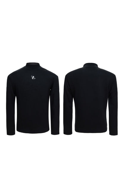 Soft Stretch Mock Neck Top