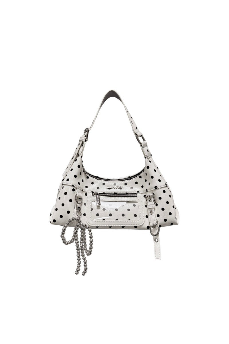 Waxed Polka Dot Bag