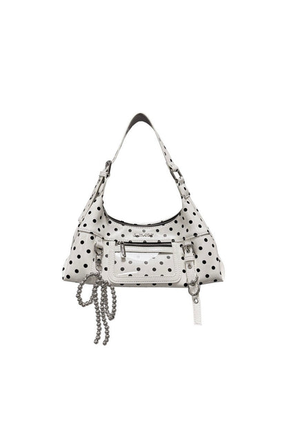 Waxed Polka Dot Bag