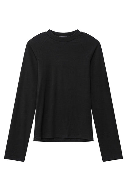 Tencel Fitted Raglan Long Sleeve Tee