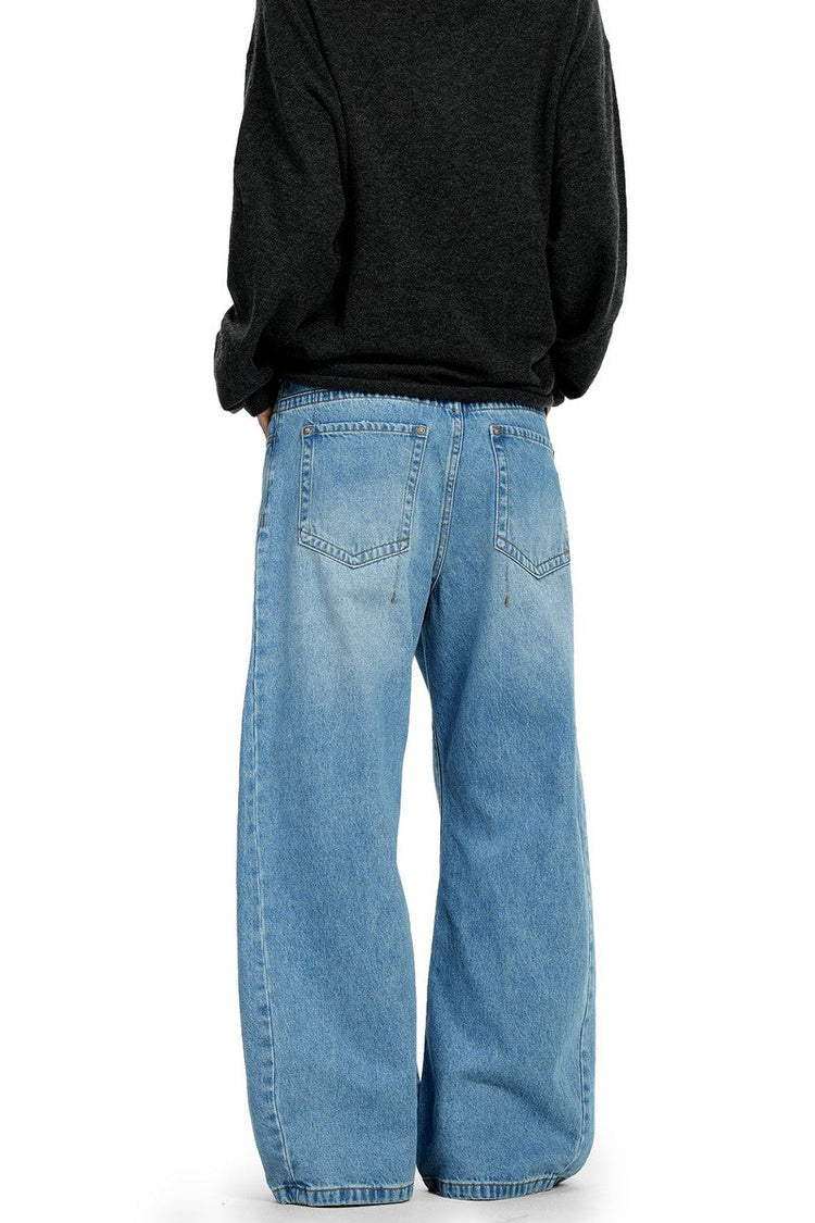 Sky Blue Blade Jeans — Trenqor Basics — view 3
