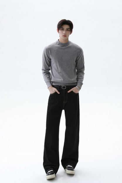 Modal Blend Slim Fit Knit Sweater