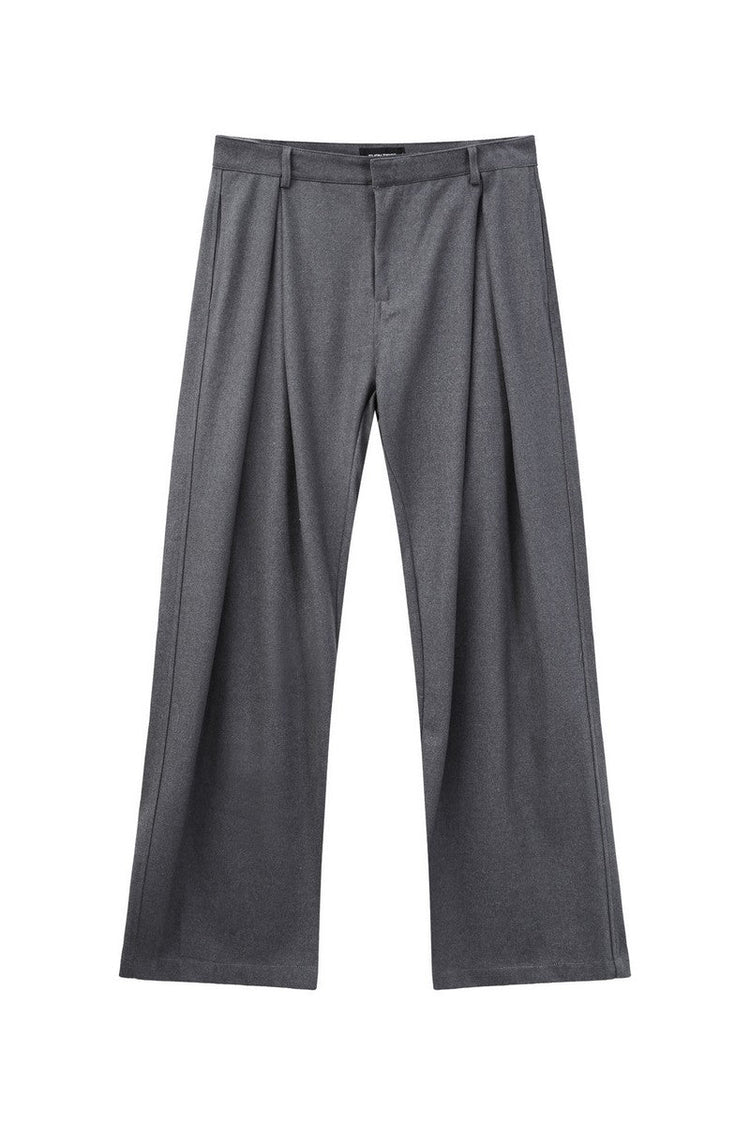 Old Money Pleated Wool Trousers — Turntide — view 7