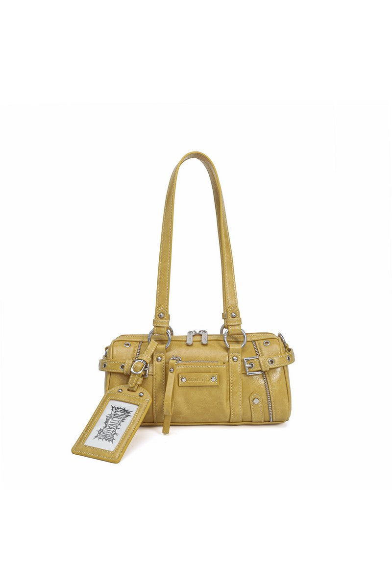 Y2K Biker Baguette Bag