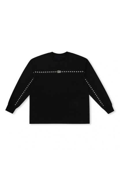 Arrow Logo Oversized Long Sleeve Tee