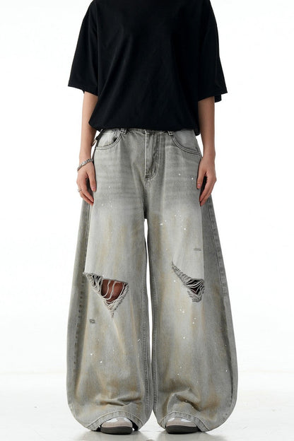 Paint Splatter Blade Jeans