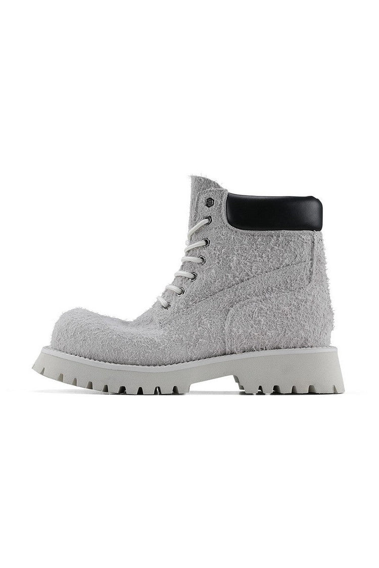 Heavycraft Platform Leather Boots — Hanqiaoriji — view 3