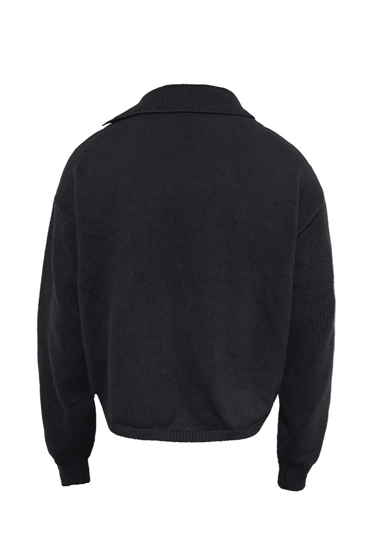 Asymmetrical Wool Blend Sweater