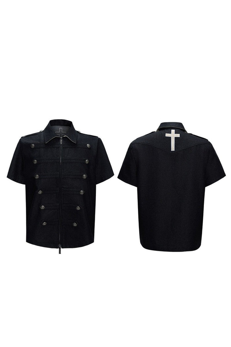 Double Breasted Polo Shirt — Argue Culture — view 5