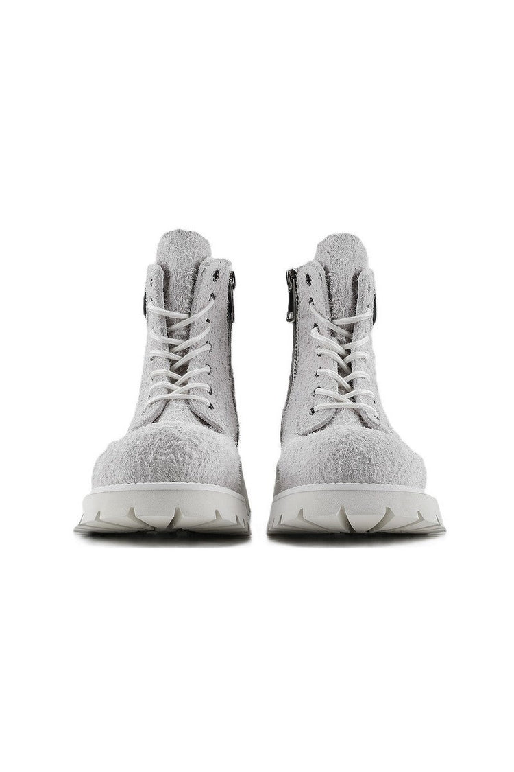 Heavycraft Platform Leather Boots — Hanqiaoriji — view 5