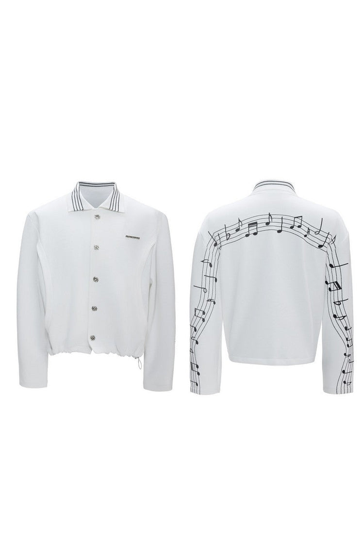 Embroidered Musical Jacket — Argue Culture — view 2