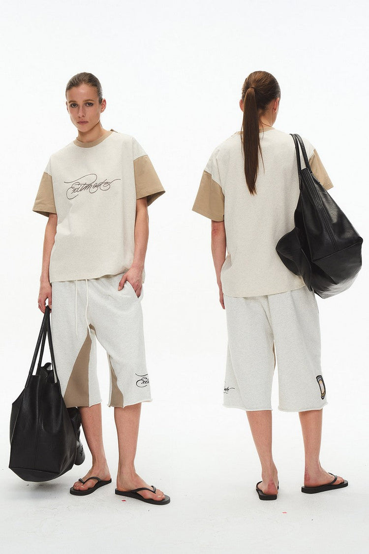 Distressed Script Raglan Tee — Blind/No Plan — view 2