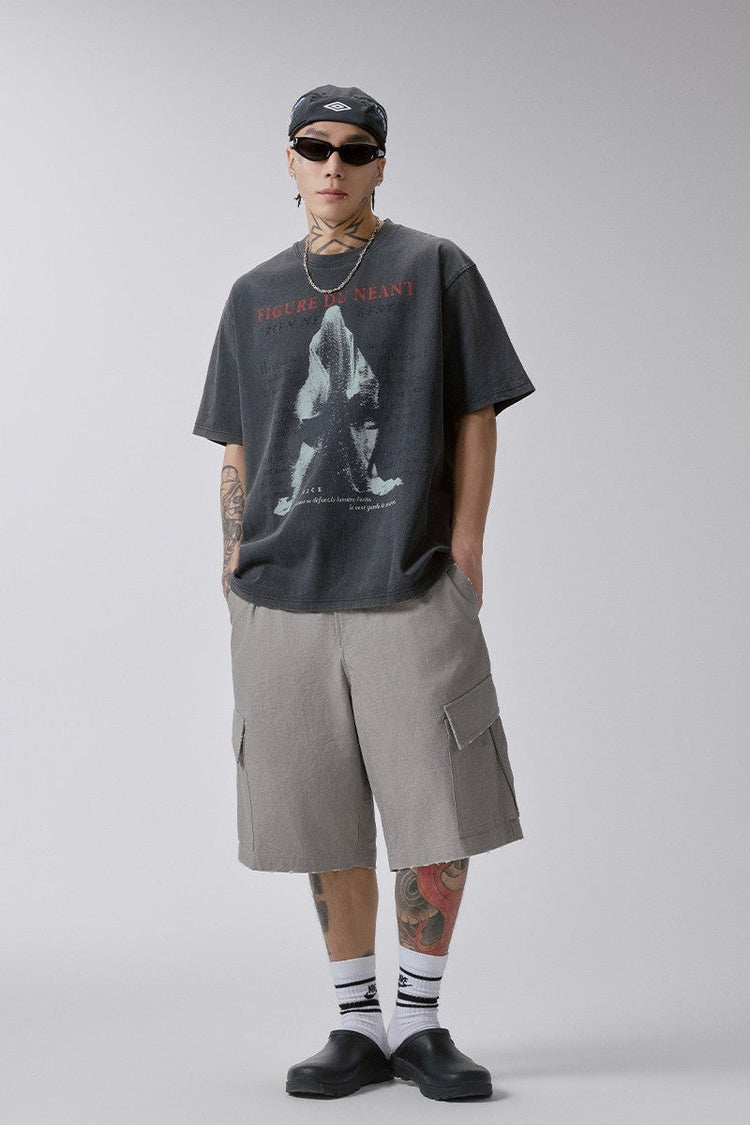 Vintage Washed Graphic T Shirt — F2CE — view 5