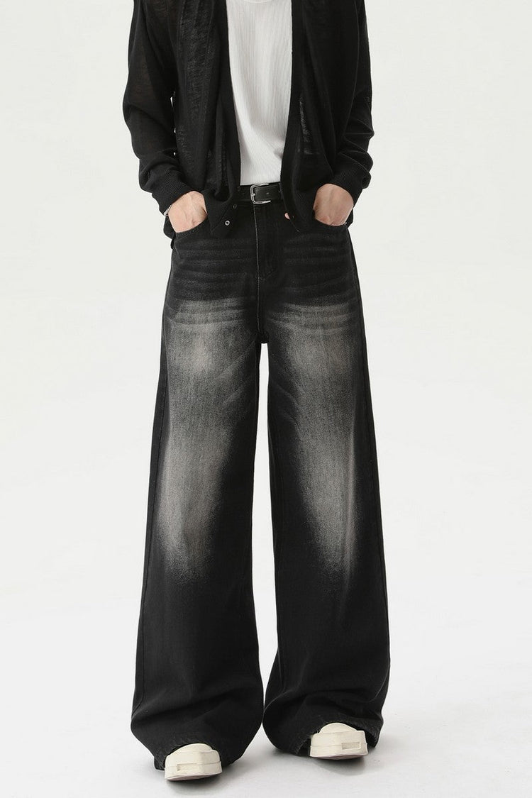 Washed Vintage Straight Leg Jeans — Turntide — view 8