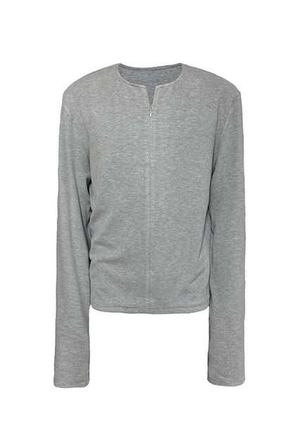 Half Zip Fitted Long Sleeve
