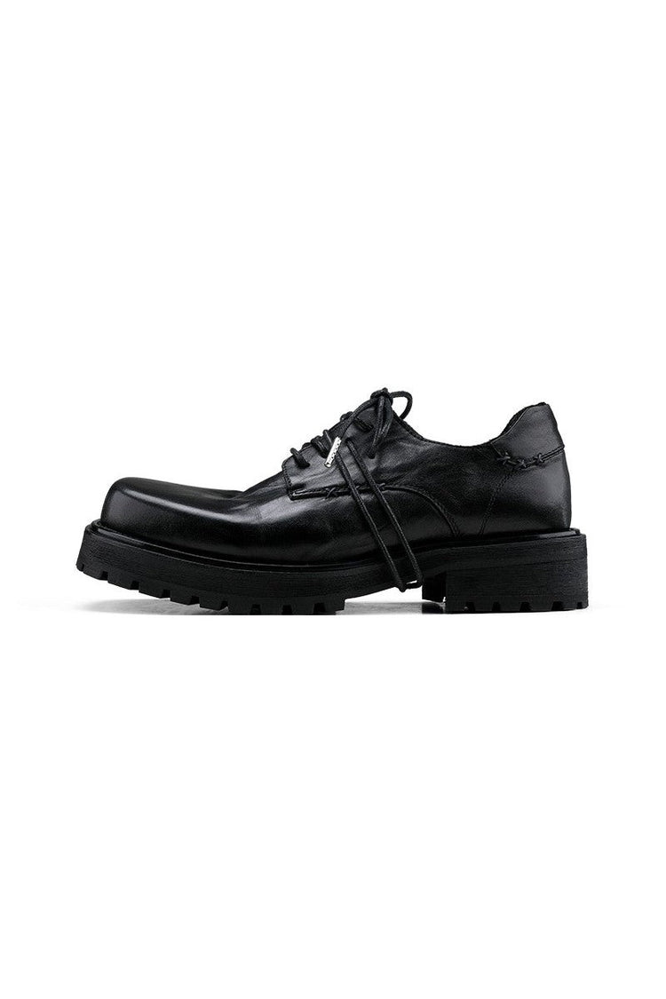 Nightblood Washed Derby Shoes — Hanqiaoriji — view 2