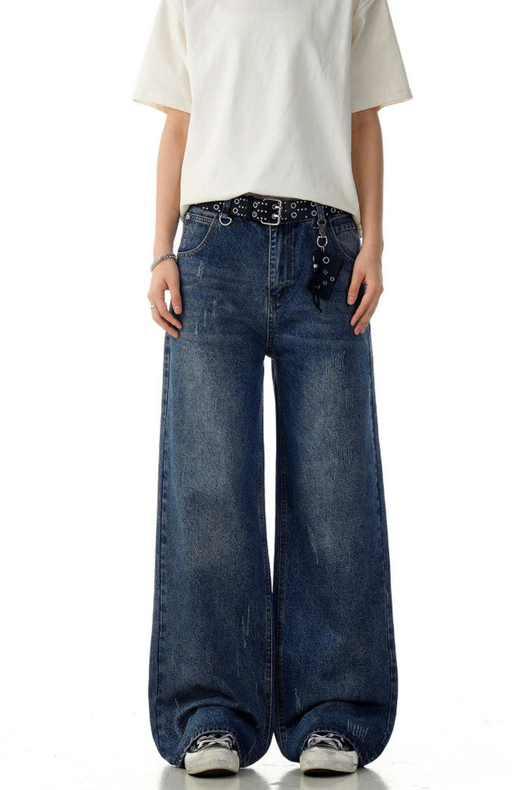 Blue Distressed Jeans — Trenqor Basics