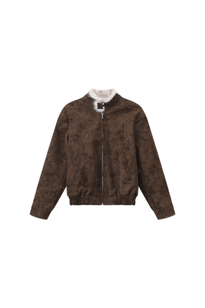 Fleece Lined Harrington Jacket