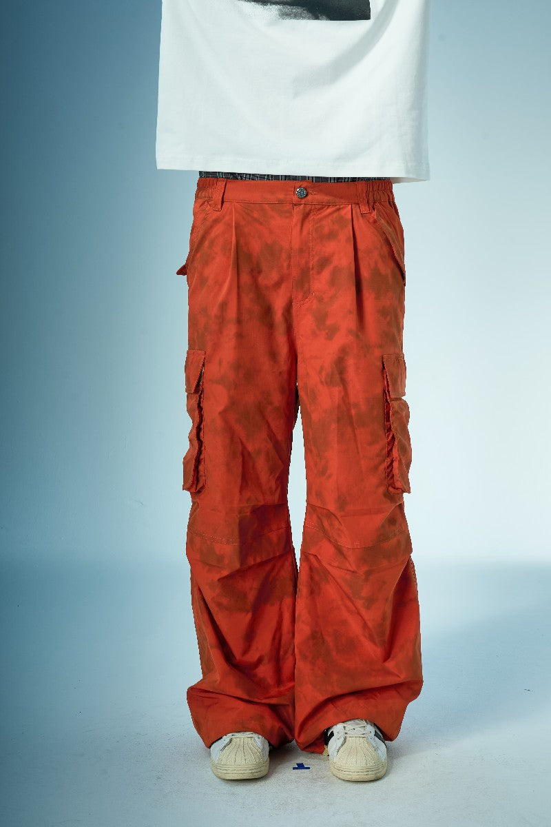 Tie-Dye Pocket Cargo Pants