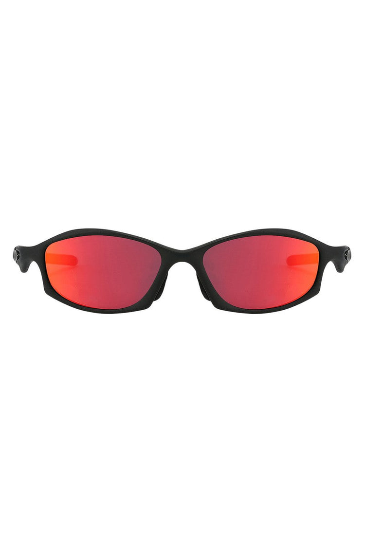 Y2K Steampunk Polarized Sunglasses — Trenqor Basics — view 5
