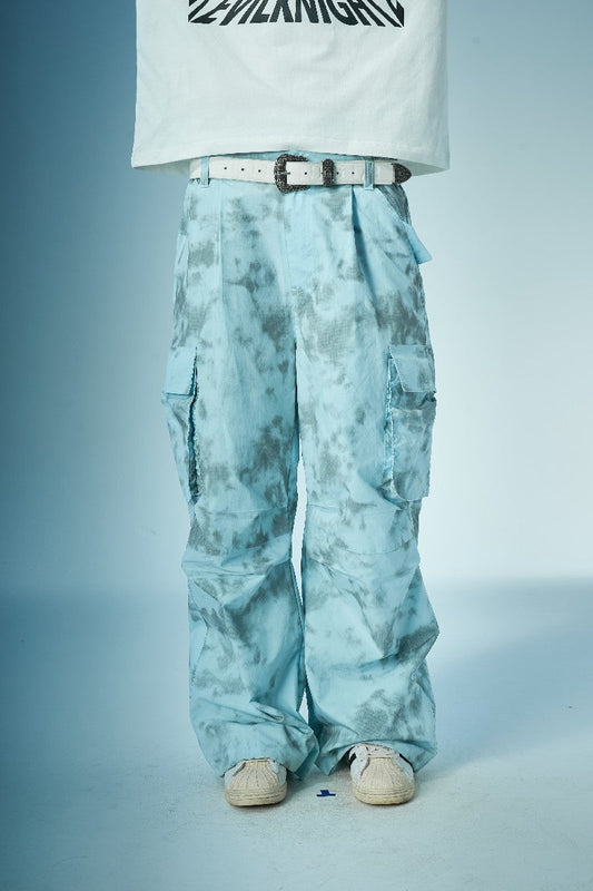 Tie-Dye Pocket Cargo Pants